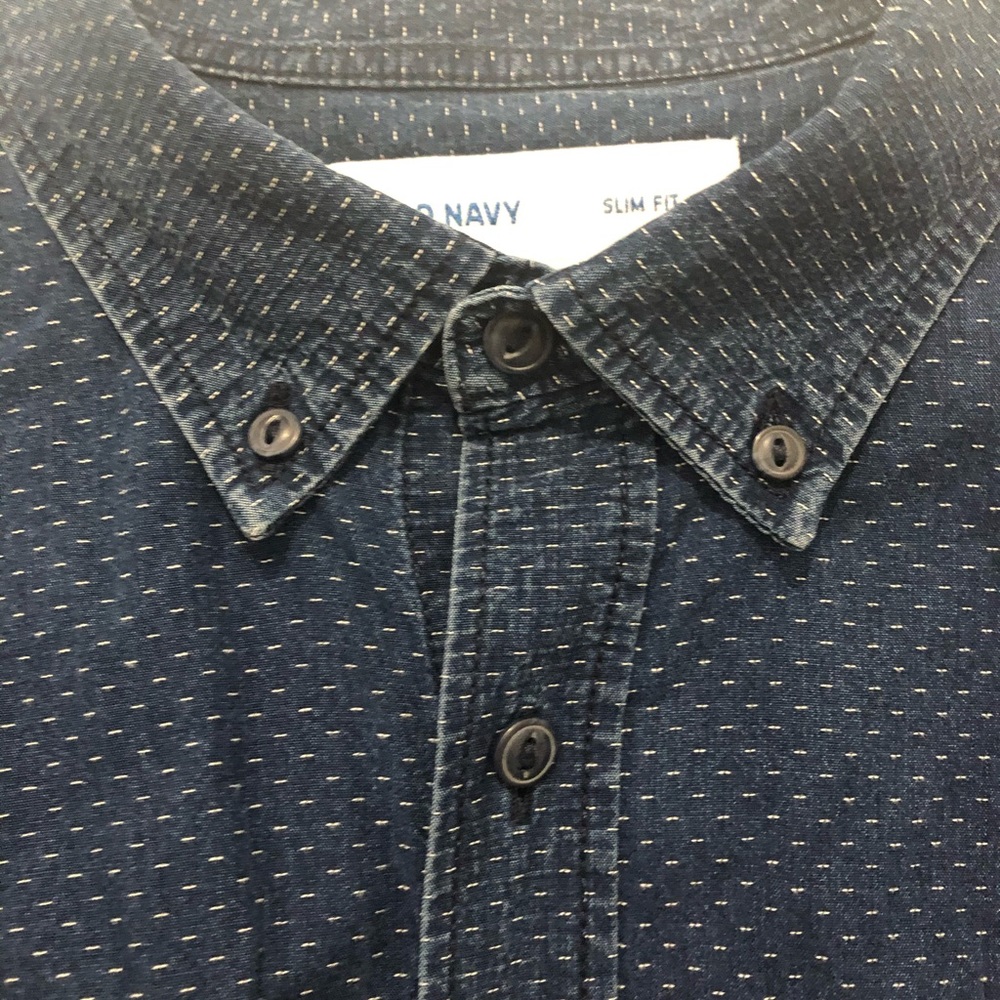 Blue Men’s Old Navy Slim Fit Shirt